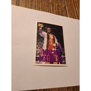 Vintage 1990 Classic WWF Macho Man Randy Savage #126 Trading Card Wrestling